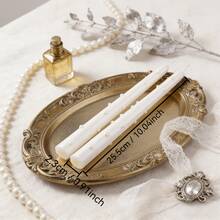2pcs/4pcs Pearl Taper Candles, Long Stem Candles, Wedding Table Centerpiece Decor, European Romantic Dinner Candles, Decorative Soy Wax Candles, Home Decor, Party Table Decoration, Anniversary Dinner, Holiday Dining Decor - Multiple Styles - View 16