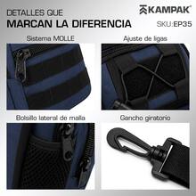 Pechera Kampak Ep35 Mochila Táctica Cruzada Urbana Multiusos - Azul Marino - Ver 2