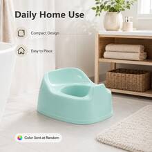 28x23x16cm Minimalist Portable Potty Training Toilet Seat, Compact Freestanding Travel Potty, Assorted Colour - Random YH-a - View 1