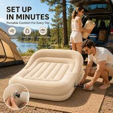 Premium Inflatable Sofa, Indoor/Outdoor Use, Newly Upgraded Version, Portable, Perfect For Lying Down Watching Football Games, Leisure And Entertainment, Camping, Garden, Holiday And Christmas Relaxation, Multi-Mode Use, Easy To Store - A - View 2