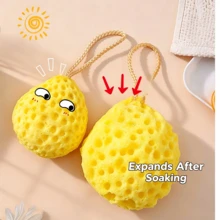 Milk Foam Bath Ball, Water Absorbent Expanding Shower Sponge, Skin-Friendly Gentle Bath Loofah For Adults - Multicolor - View 4
