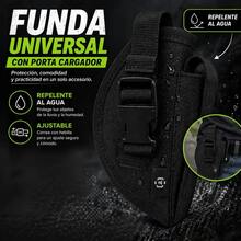 Universal Tactical Pistol Holster + Magazine Pouch - Black - View 7