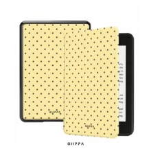 Blue Background With White Polka Dot Pattern Protective Case For 7/6.8/6 Inch Kindle Paperwhite (12th/11th/10th/7th/6th/5th Gen - 2024) | Kindle Colorsoft Signature Edition E-Reader Accessory, Cute Minimalist Protective Case With Hand Strap, Suitable As A Gift For Colleagues And Friends - Multicolor - View 5