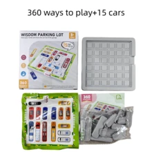Children's Educational Maze Parking Lot Car Exit Puzzle, DIY Car Stickers, 2 Sizes With Multiple Play Modes, Scientific Progressive Educational Challenge, Parent-Child Interactive Logical Thinking Training Toy, Suitable Birthday Gift For Boys And Girls Aged 3+ - Multicolor - View 9
