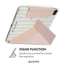 GIIPPA 1pc Shell & Starfish Print Light Striped Y-Fold Magnetic Clasp Tablet Protective Case, PU Leather Shell With Hard Acrylic Anti-Bend Backplate, No Pen Slot, Multi-Angle Support, Auto Sleep/Wake, Shockproof Protective Cover With Soft Microfiber Lining, Minimalist Summer Aesthetic Lightweight Design, Suitable For School, Office And Daily Use, Summer, Case, 11 A16 Case, Cover - Multicolor - View 6