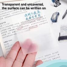 150PCS Memo Sheets, 50PCS Each In 3 Sizes Large Medium Small Blank Translucent PET Memo Sheet, Simple See-Through Self-Sticky Writing Design For Student Office Daily Planner Note Sticker - Clear - View 5