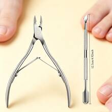 1pc Professional Stainless Steel Curved Nail Clipper, Manicure & Pedicure Tool, Dead Skin Trimmer - Multiple Styles a - View 7