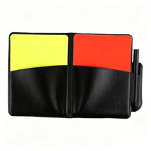1 Set Perlengkapan Peluit Wasit Sepak Bola, Termasuk Kartu Merah & Kuning, Buku Catatan dan Pensil, Peluit Wasit Stainless Steel, Cocok untuk Olahraga, Sepak Bola, Bola Basket, dll. - MultiWarna - View 11
