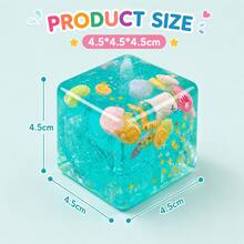 Multiple Ocean-Themed Transparent Fun Blocks Educational Toys For Kids, Shell And Star Elements Cognitive Enlightenment, Suitable For Parent-Child Interaction And Classroom Activities - Multicolor - View 8