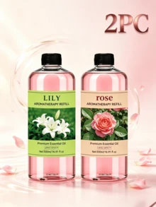 500ml/16.91oz 大容量精油補充液，多款香味可選，獨家香氛配方，適用於擴香機、加濕器、空氣淨化器及其他設備，適合辦公室、居家、車內與飯店環境，持久清新除臭，精美禮品首選 - 大容量500ML奢華香氛系列 - 查看 31