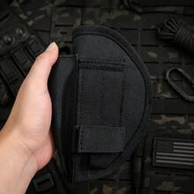 Universal Tactical Pistol Holster + Magazine Pouch - Black - View 6