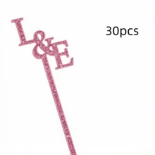 10/30/50/100/200pcs Personalized Wedding Stir Sticks - Wedding Party Decor, Daily Home Use, Wedding Stir Sticks - Multicolor - View 13