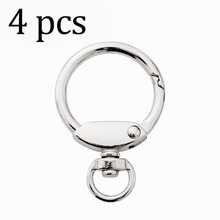 2pcs/4pcs/6pcs/10pcs Zinc Alloy Spring Clasps, Plum Blossom Spring Rings, Metal Open Spring Rings, Buckles For Phone Bags, Keychains, Hooks, Halloween - Multicolor - View 19