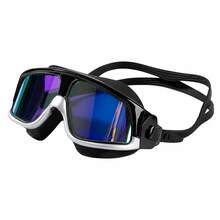 High Definition Seven-Color Swimming Goggles, Unisex Swimming, Colorful Mirrored Lens, Wide Field Of View, Comfortable Fit, Adjustable Sports Swimming Goggles - Silver - View 8