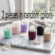 2pcs Professional Sports Soothing Ice Compress Mold, Long-Lasting Cold Retention Silicone Ice Mold, Large Coverage Ice Ball For Cold Compress, Dust Cover To Avoid Cross Contamination, Suitable For Daily Fitness, Outdoor Sports Muscle And Joint Cooling Recovery - Random Color - View 11