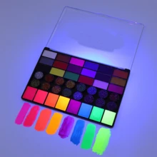1PC,12/20/26Colors Water Color Oil-Based Vibrant Painting Pigments, High Saturation, Smudge-Resistant, Suitable For Christmas, Carnival, Halloween, Cheerleading, Back To School, Office Use - Single Piece - View 9