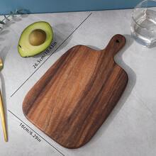 2pcs/1pc Rosewood Cheese Board With Handle, Cheese Cutting Board, Chopping Board, Bread Board, Fruit Board - Brown - View 8
