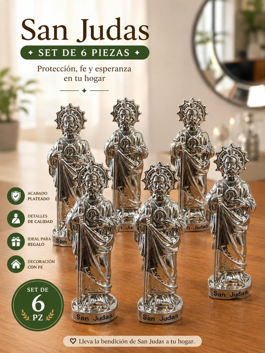 Set Of 6 Religious Figurines