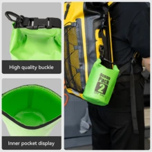 Unisex High-Quality Dry Bag, Roll-Top Lightweight Waterproof Storage Bag, Suitable For Travel, Swimming, Boating, Kayaking, Camping And Beach Activities - Multicolor - View 4