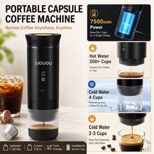 On-The-Go Self-Heating Coffee Maker, USB Rechargeable 2-In-1 Espresso Gadget For Busy Moms, Car & Daily Errands,Coffee Maker,Kitchen Essentials,Kitchen Appliance,Espresso,Coffee Capsule Storage Bag - Multicolor - View 7