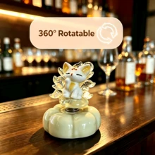 1pc Lucky Nine-Tailed Fox Spinner, 360° Rotatable, Perfect For Theme Party Decoration, Office Desk, School And Other Places, Also A Great Gift For Friends And Christmas - A - View 3
