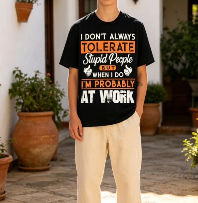 Men T-Shirts - Black - View 1