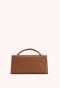 Lightweight Crocodile-Pattern PU Handbag, High-Quality Large Capacity Handbag, Fashionable Women's Handbag With Metal Buckle - 棕色 - 查看 4