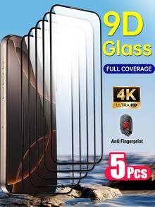 CASECOPS 5Pcs High Definition Transparent Screen Protector, Made Of High-Definition Tempered Glass, Impact-Resistant And Scratch-Resistant, Easy To Install, Perfect Fit, Eye-Protection High-Definition Protection. Compatible With IPhone 18 Pro Max/18 Pro/ 17 Pro Max/17 Air/17 E/16 Pro Max/16 Pro/16 Plus/16 E/16/15/14/13/12/11. Also Compatible With Various Phone Cases, Suitable For Daily Use - 5Pcs - View 33