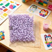 Perler Beads Refill Pack D Series 2.6mm 1000pcs Bead Set, Suitable For DIY Jewelry, Pixel Art, Handmade Decoration And Creative Projects, Christmas Gift, 3D Handmade Puzzle DIY Ironing Beads Craft - D19 - View 6