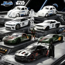 Simba Disney Jada Toys 1:24 Darth Vader Alloy Model Car, With Mandalorian Figure, Metal Collectible Vehicle, Display Model, Birthday Gift - Multicolor - View 3