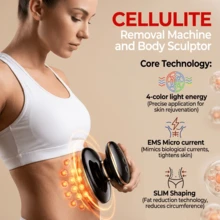 New Weight Loss Body Shaping Fat Burning Device, USB Rechargeable Colorful Slimming Massage Tool For Women Home Use, Mother's Day - 黑色 - 查看 3