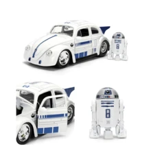Simba Disney Jada Toys 1:24 Darth Vader Alloy Model Car, With Mandalorian Figure, Metal Collectible Vehicle, Display Model, Birthday Gift - Multicolor - View 8