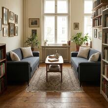 Modern 2 Seat Sofa Set Blue – 172 Cm - 深灰色三座 - 查看 8