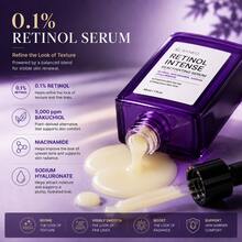 Conjunto de Soro de Retinol & Creme para os Olhos, 0,1% Retinol, Bakuchiol, Niacinamida & Colágeno Cuidado Antienvelhecimento Duplo para Rosto & Olhos, Skincare Coreano Hidratante para Linhas Finas, Olheiras, Bolsas nos Olhos, Inchaço & Tom de Pele Desigual - Conjunto de Retinol - Visão 4