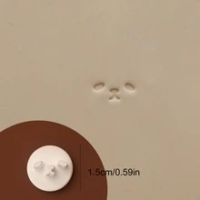 Mini Cute Animal Face Polymer Clay Cutter Set, Cat Dog Bear Bunny Head Shape DIY Earrings Pendant Jewelry Making Handmade Clay Mold Tools - Mini Cute Animal - View 21