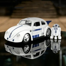Simba Disney Jada Toys 1:24 Darth Vader Alloy Model Car, With Mandalorian Figure, Metal Collectible Vehicle, Display Model, Birthday Gift - Multicolor - View 7