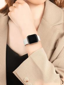 3件組中性時尚蘋果矽膠錶帶，相容 38/40/41/42/44/45/49mm Ultra/SE/8/7/6/5/4/3/2/1 - 彩色 - 查看 6