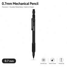 Metal Mechanical Pencil Set, 1pc Drafting Pencils With 4 Boxes HB Lead Refills And Eraser, 0.5mm 0.7mm 0.9mm 1.3mm Refillable Automatic Pencil Kit For Writing, Drawing, Sketching, School And Office Supplies - Multicolor - View 11