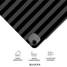 GIIPPA 1 pièce Étui de tablette à rayures gris & noir avec fermeture magnétique en Y, extérieur en PU avec dos en acrylique dur anti-pliage, sans porte-crayon, support multi-angle, veille/réveil automatique, usage bureau & quotidien, compatible avec IPad Mini 6/7, Air 2/3/4/5/11/13" (M2/M3 2024-2025), 5/6/7/8/9/10/11 Gen, Pro 10.5/11/12.9 pouce (2017-2025),Summer Obal Na , Étui,Coque , 11 A16 Étui,Housse - Multicolore 9 - Voir 3