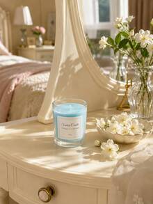 1pc/2pcs Scented Candle, 55g Glass Jar Home Fragrance Candle, Multiple Fragrance Options For Bedroom, Desk, Bathroom, Home Decor And Birthday Gift - A - View 5