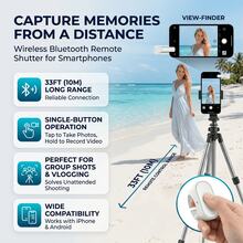 Remote Control Page Turner For Kindle Paperwhite Kindle 10 Kindle 11 Kindle Scribe Kindle Oasis Accessories E-Reader Surface Camera Remote Shutter, For IPhone, Android, Tablets, Reading Novels - View 6