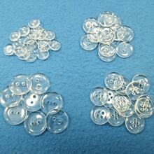 50pcs/Pack 1cm 1.5cm 1.8cm Transparent Shirt Buttons - 50 - View 1