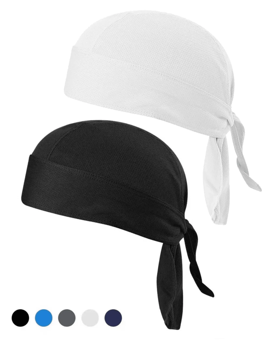 1pc Unisex Elastic Fabric Pirate Hat Cycling Sports Bandana Headwrap, Suitable For Daily Outings, Cycling, Sports, Hiking And More - Multicolor - View 1