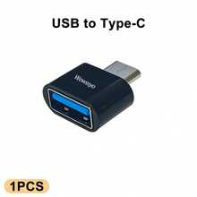 WOWSSYO 1/2/5 piezas Adaptador multifunción USB/Tipo-C/Micro, Adaptador OTG para smartphone, compatible con todas las versiones del sistema, compatible con dispositivos Tipo-C, carcasa de aleación de aluminio, ligero y compacto - Multicolor - Ver 17