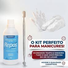 Kit Amaciante de Cutículas 140ml + Espátula Inox Dupla - N/A - Visão 8