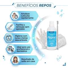 Kit Amaciante de Cutículas 140ml + Espátula Inox Dupla - N/A - Visão 3