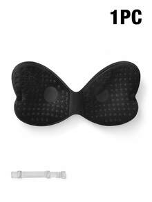 One-Piece Silicone Nipple Covers Breast Lift Push-Up Thickened Invisible Bra For Wedding Dress With Transparent Back Strap - Multicolor - View 7