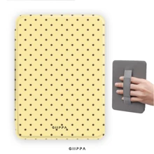 Blue Background With White Polka Dot Pattern Protective Case For 7/6.8/6 Inch Kindle Paperwhite (12th/11th/10th/7th/6th/5th Gen - 2024) | Kindle Colorsoft Signature Edition E-Reader Accessory, Cute Minimalist Protective Case With Hand Strap, Suitable As A Gift For Colleagues And Friends - Multicolor - View 2