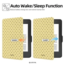 Blue Background With White Polka Dot Pattern Protective Case For 7/6.8/6 Inch Kindle Paperwhite (12th/11th/10th/7th/6th/5th Gen - 2024) | Kindle Colorsoft Signature Edition E-Reader Accessory, Cute Minimalist Protective Case With Hand Strap, Suitable As A Gift For Colleagues And Friends - Multicolor - View 7