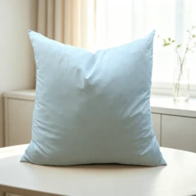 CLSUPER 18x18/20x20/21x21/14x21 英吋羽絨/鵝絨枕芯，100%純棉布料，蓬鬆飽滿，快速回彈，透氣支撐，適用於床鋪、沙發、家居裝飾靠墊芯 - 白色 - 查看 26